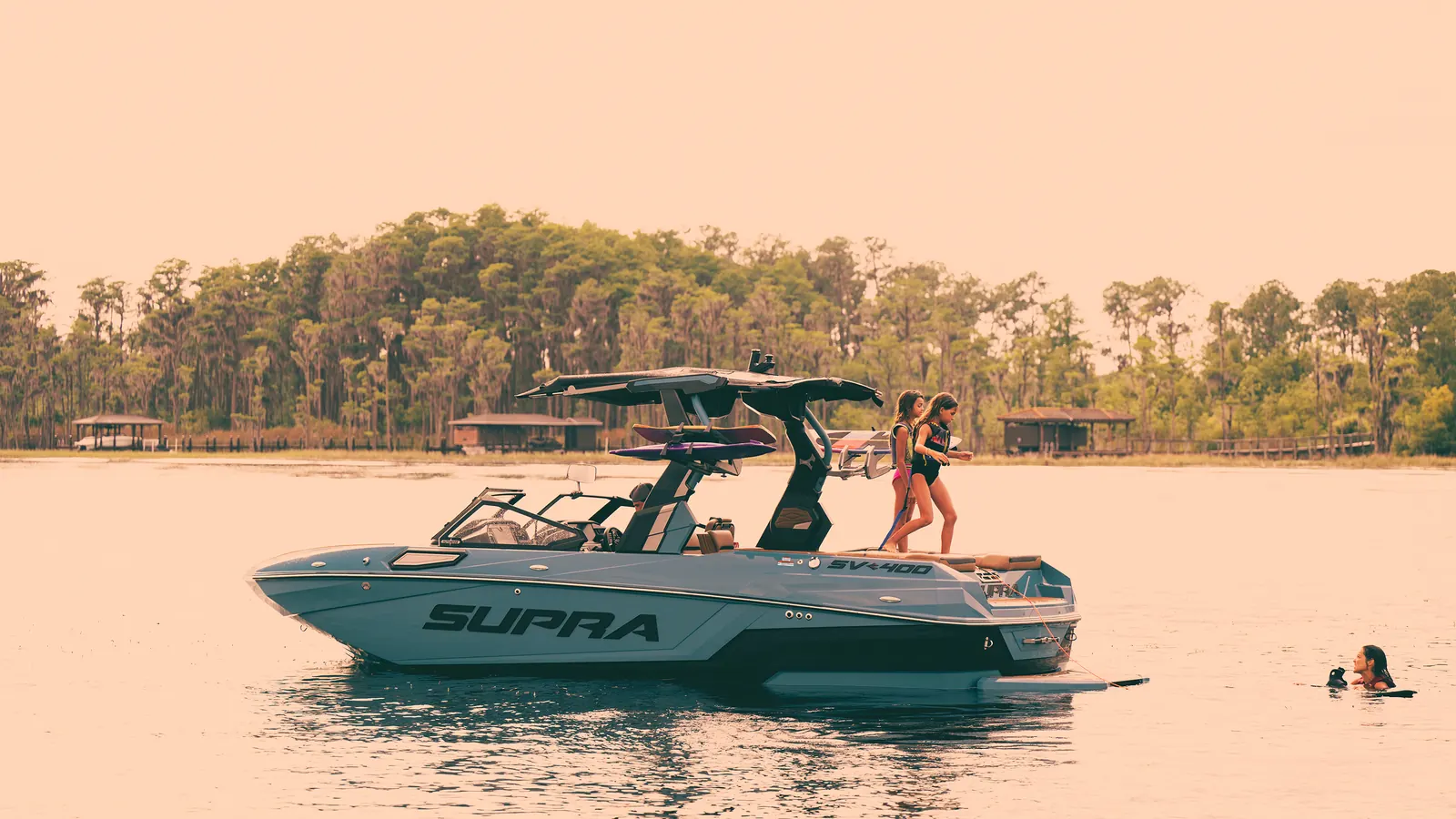 2027 Supra SV on the water, manufacturer model image