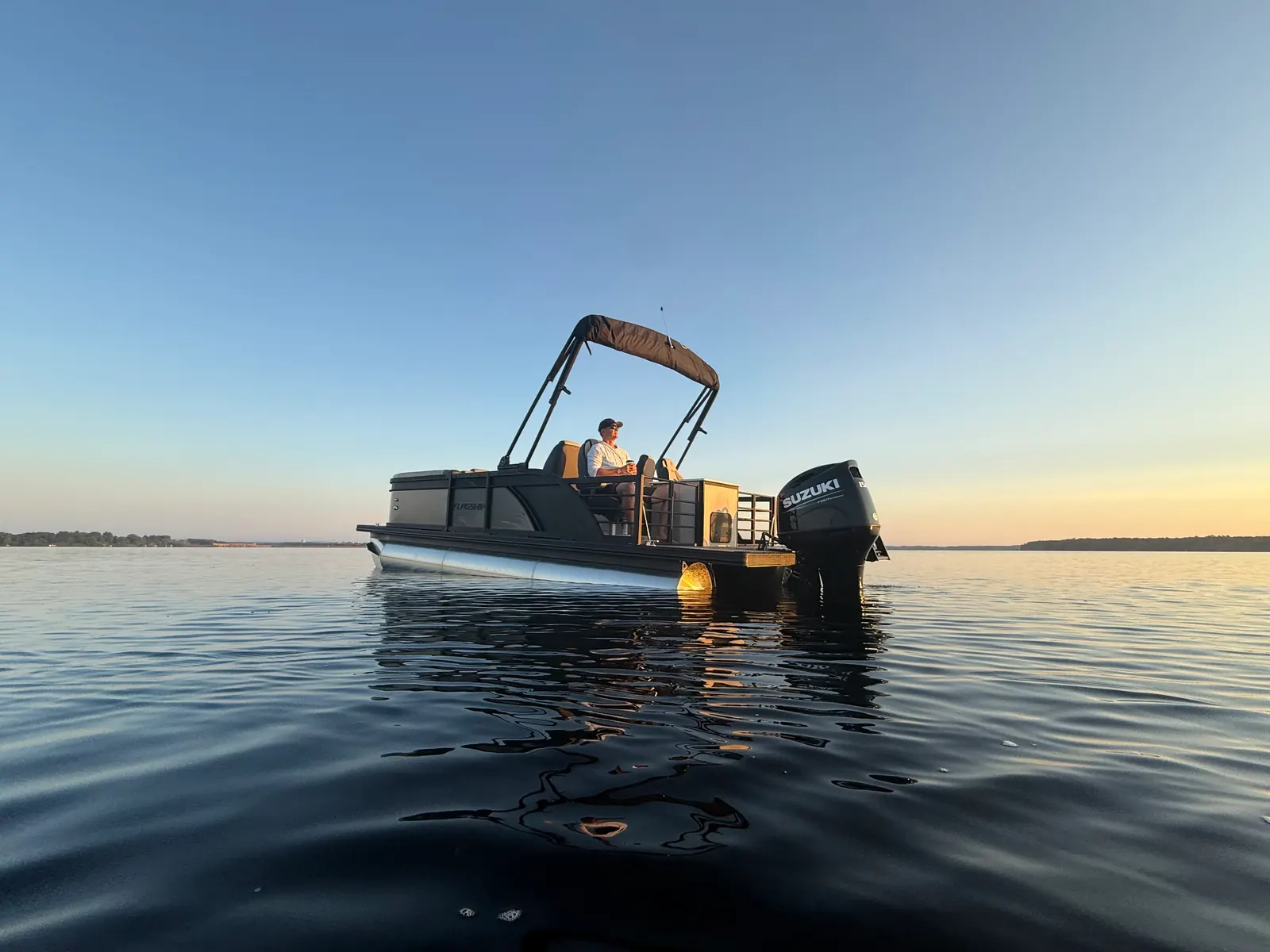 Flagship Discover series on the water, manufacturer series image, floorplan not identified