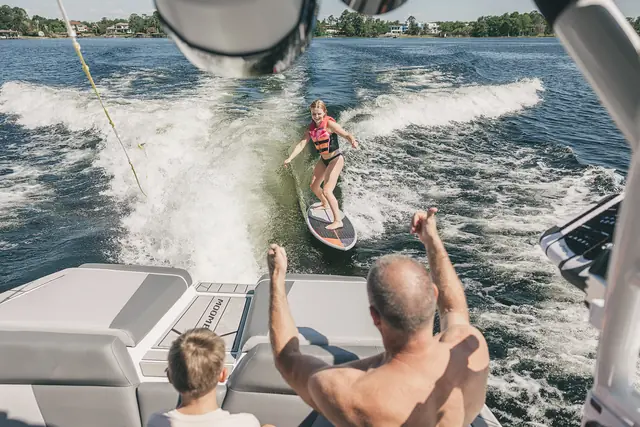 2027 Moomba Craz on the water, manufacturer model image